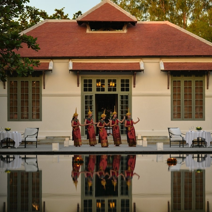 Amantaka, Laos - Dining, Pool, Dinner, Performance, Lao Dance, Celebrations